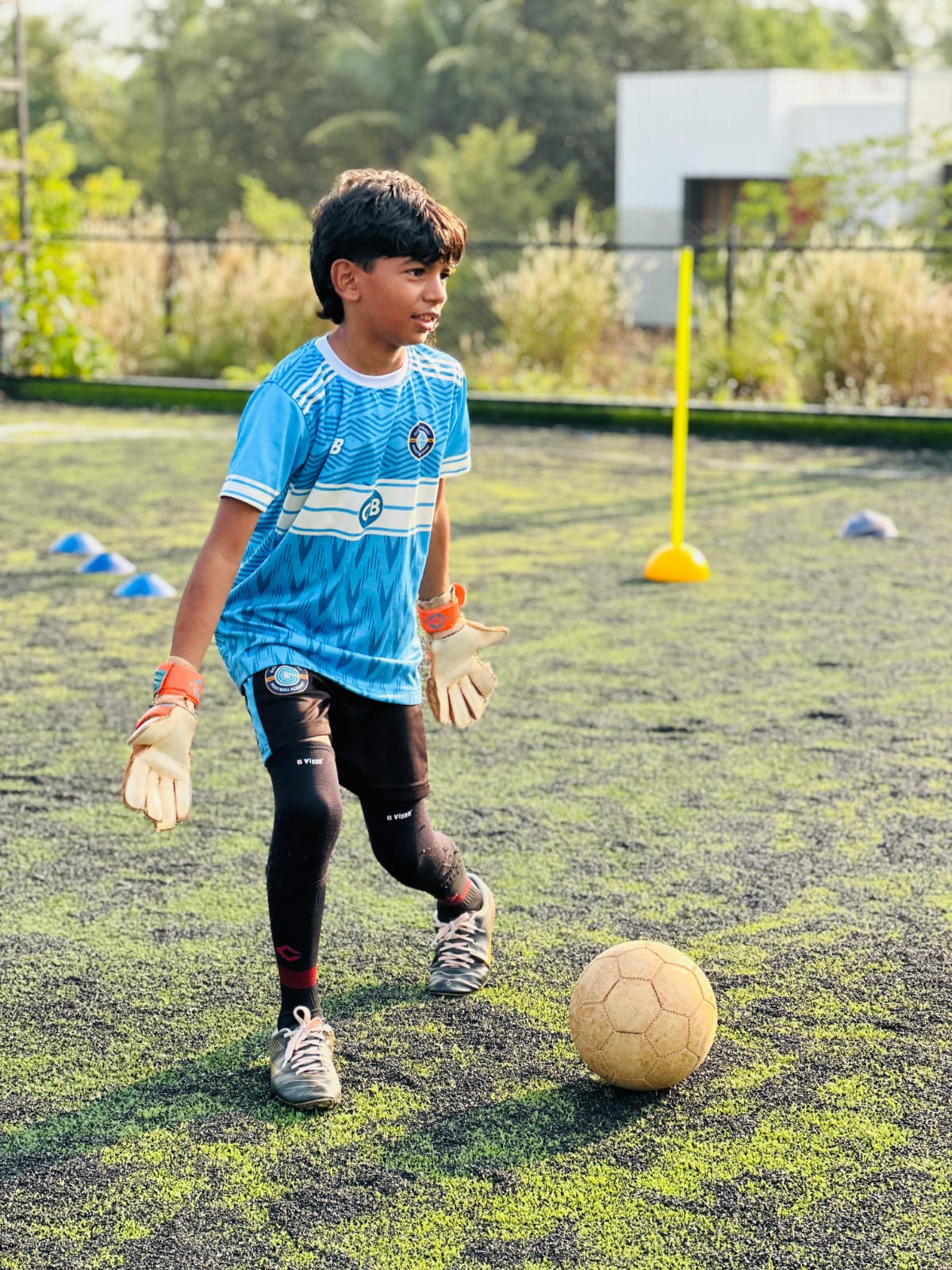 GCC Chalissery Goalkeeping practice